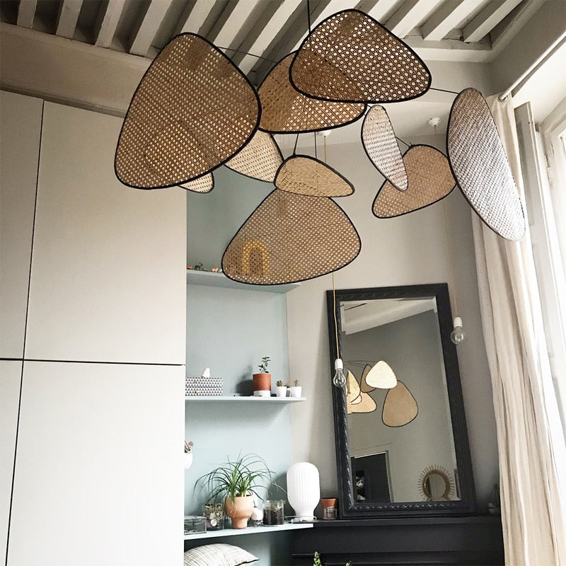 Leaf Rattan Lamp
